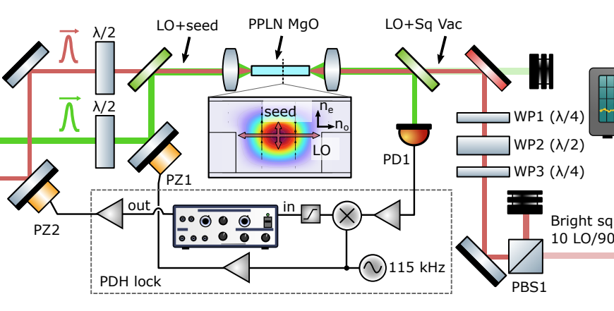 Paper: Bright pulsed squeezed light for quantum-enhanced precision microscopy
